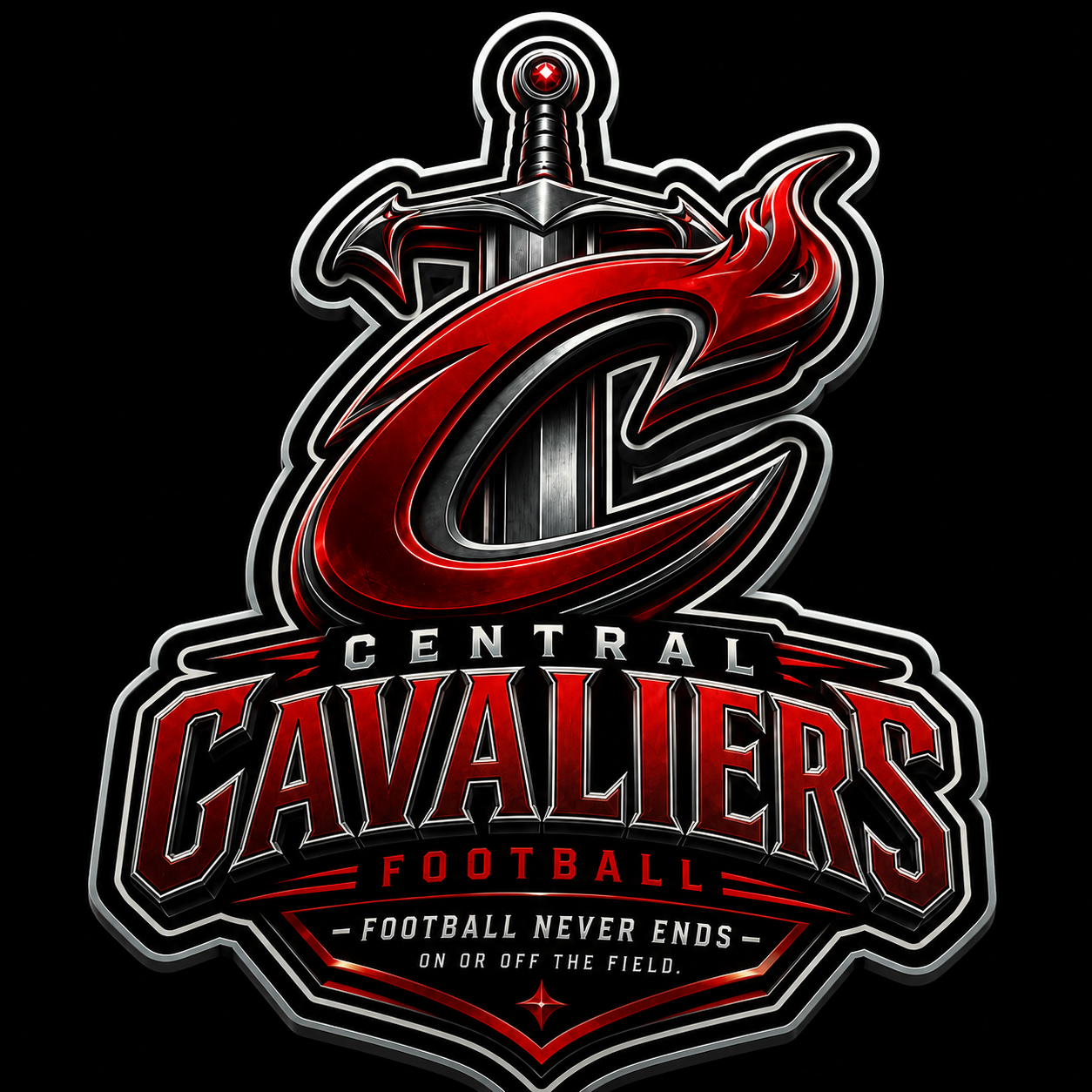 Central Cavaliers team logo